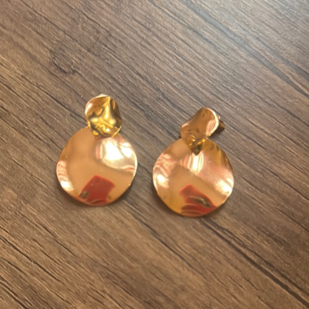 Gold-Tone Statement Earrings
